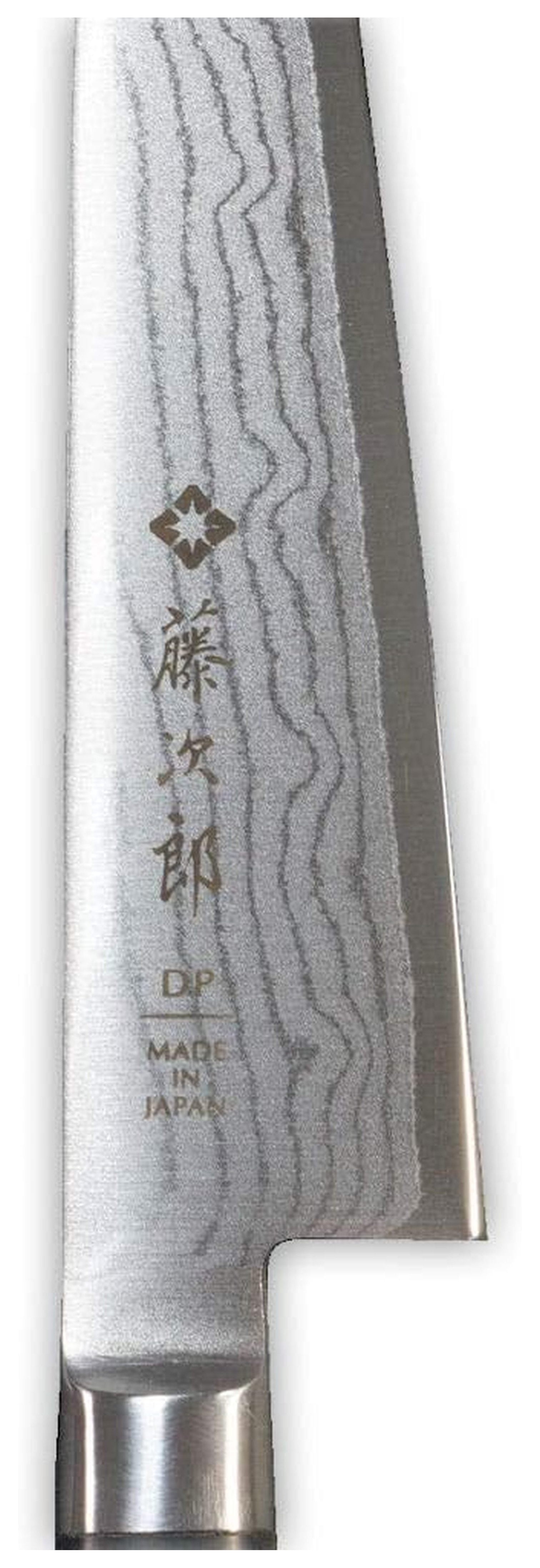 DP Damascus Utility Knife 6 Inch - Japanese VG-10 Steel, 37 Layer Damascus, Micarta Handle - Kitchen Knife for Fruits, Vegetables & Precision Cutting
