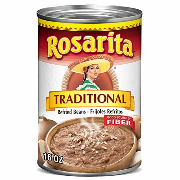 Rosarita Refried Beans 16 oz (Pack of 18)