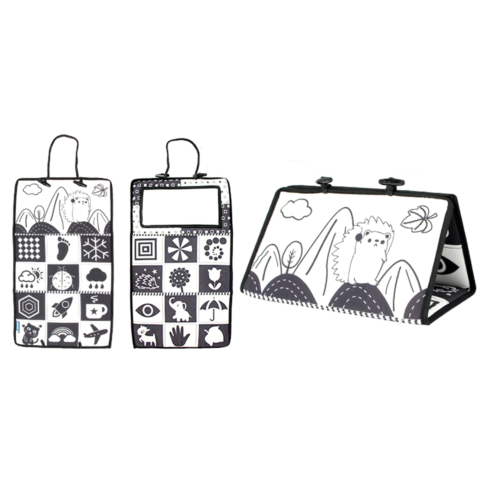 Baby Visions Book Kids Sensory Toys Visual Stimulation Green Learning