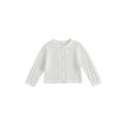 thumbnail image 1 of xiaxaixu Cardigan Tricoté pour Bébé Fille, Mignon Manches Longues Col Rond Couleur Unie Pull Boutonné, 1 of 8