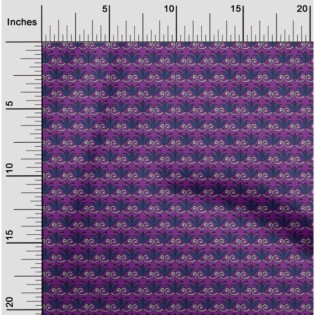 oneOone Cotton Flex Fabric Dot|Swirl & Floral Block Printed Craft Fabric BTY 40 Inch Wide