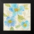 thumbnail image 2 of Coulter, Cynthia 12x12 Black Modern Framed Museum Art Print Titled - Blue Poppy Garden II, 2 of 5