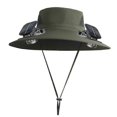 thumbnail image 1 of Colitt Fishing Hat, 3 Speed Control Disassembling USB Charging with Built in Fan, 1 of 5