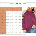 thumbnail image 2 of Plus Size Tops for Women Long Sleeve Crewneck Fall Tshirt Shirts Striped Print Fashion Tunic Blouse Tee for Woman Clothing, 2 of 5