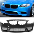 thumbnail image 2 of Ikon Motorsports Compatible with 11-16 5 Series F10 4Dr M5 Style Front Bumper Cover - PP Polypropylene, 2 of 2