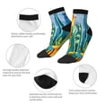 thumbnail image 5 of Pofeuu Bright Paper Cactus Scene Print 30cm Socks, Adult Running Hiking Socks for Youth and Adult, 5 of 7