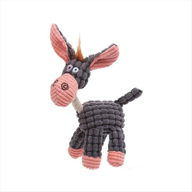 Juguetes para Perros, Juguete de Peluche con Chirriador Inmortal para Masticadores Agresivos, Lindos Juguetes Suaves para Perros para Limpieza de Dientes C