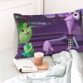 thumbnail image 4 of Lsque inside out 2 Pattern Bedding Waterproof Pillow Protector Zippered Queen – Bed Bug Proof Pillow Encasement-20"x30", 4 of 6