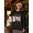 thumbnail image 2 of Funny Cat Sweatshirt Men -Smartprints Designs, Male Small, 2 of 4