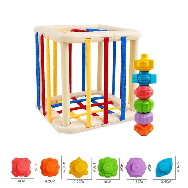 Sessel-juguetes de arcoíris para bebés, forma de Color infantil, agarre cognitivo, Entrenamiento Educativo, dinosaurio, regalo para niños y niñas