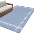 thumbnail image 2 of Pure Light Blue Runner Rug 2.7x5 FT, Non Slip Entryway Carpet, Simple Solid Color Washable Soft Floor Carpet Entrance Mat Non-Shedding Throw Rug for Hallway Laundry Room Bedside, 2 of 9