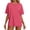 Watermelon Red, variant on Trendfront Womens Oversize T Shirts Crewneck Solid Color Casual Short Sleeve Loose Fit Basic Tops Trendy Tee Relaxed Pullover Daily Wear