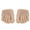 Dark skin tone, variant on Practice Fake Foot Model Half Foot Design Fake Foot Flexible Silicone Prosthetic Manicure Tool for Nails Art Training