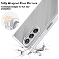 thumbnail image 6 of Compatible for Samsung Galaxy Z Fold 5 Case, Galaxy Z Fold 5 Clear Phone Case Cover with Four Corners Airbag Fall Prevention, Slim Thin Shockproof Protective Cases for Samsung Z Fold 5 (Silver), 6 of 12