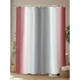 thumbnail image 4 of Fsddascl Red Grey Shower Curtain Set - 48" x 72" Washable Bathtub Curtain with 12 Hooks, Gray Farmhouse Modern Rustic Waterproof Fabric Stall Shower Curtains for Bathroom/Bathtub Décor, 4 of 6