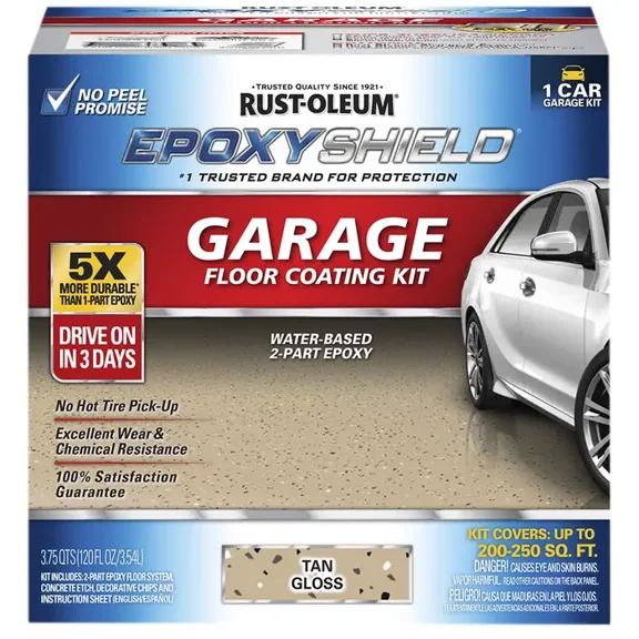 Rust-Oleum Tan Garage Floor Coating Kit 1 gal