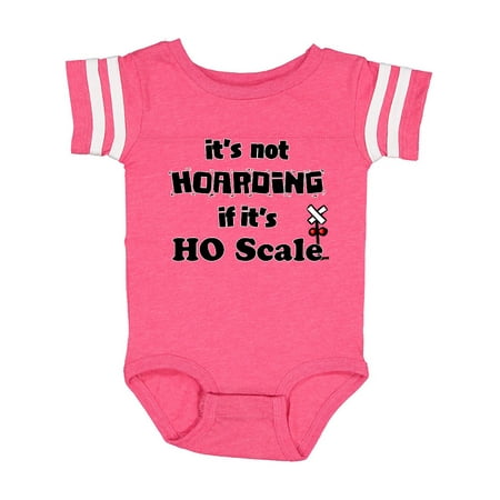 

Inktastic It s Not Hoarding if it s HO Scale Gift Baby Boy or Baby Girl Bodysuit