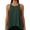 Green, variant on MIXUE Boho Tops For Women Summer Solid Color Round Neck Sleeveless Sports Yoga Vest Pullover Shirts For Women T Shirts Holiday Wear,Green,L
