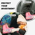 thumbnail image 4 of Fuzoiu Sea World Print 2 Pack Kick Mat Back Seat Protector With 3 Storage Pockets, Universal Car Seat Back Organizer For Kids Pets, Waterproof Backseat Protector For Most Car, 4 of 8
