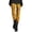 Gold, variant on Womens Leggings Gold Sequin Glitter Print Buttery Soft Casual Trousers Tight Yoga Pants