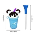 thumbnail image 5 of Hyasfey Golf Tee Cartoon Shape Lightweight Portable Colorful Anti-Lost Golf Tee Hanger with Strap Golf Accessory Gift, 5 of 7