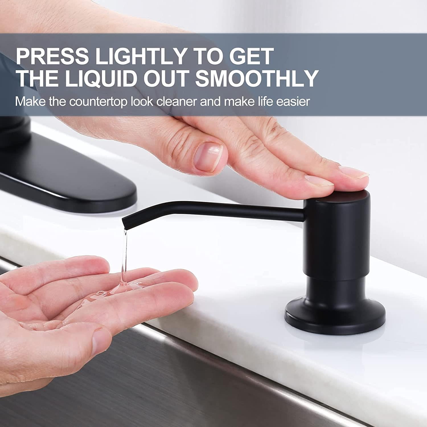 Wowow Single handle Black Stainless Steel Pull-Down Kitchen Sink Faucet with sprayer, 1 Piece