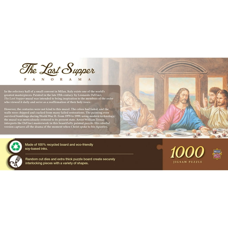 1000 Piece Jigsaw Puzzle - Last Supper – White Mountain Puzzles