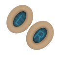 thumbnail image 1 of Injueey Almohadillas para los oídos Cojín Profesional Montado en la cabeza Cancelación de ruido Piezas de reparación transpirables Reemplazo para Relojes inteligentes Beige+Azul, 1 of 6