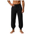 thumbnail image 5 of Akiihool Cargo Pants for Men Work Men's Tactical Pants Ripstop Cargo Pants Hiking Work Pants Black,L, 5 of 6