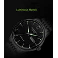 thumbnail image 4 of GUANQIN Men Analog Fashion Business Automatic Self-Winding Mechanical Stainless Steel/Leather Band Wrist Watch Date Luminous, 4 of 4