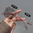 thumbnail image 4 of New Photochromic Glasses Anti Blue Glasses Men Women Color Changing Eyeglasses Anti UV Sunglasses Square Clear Frame Eyewear, 4 of 9