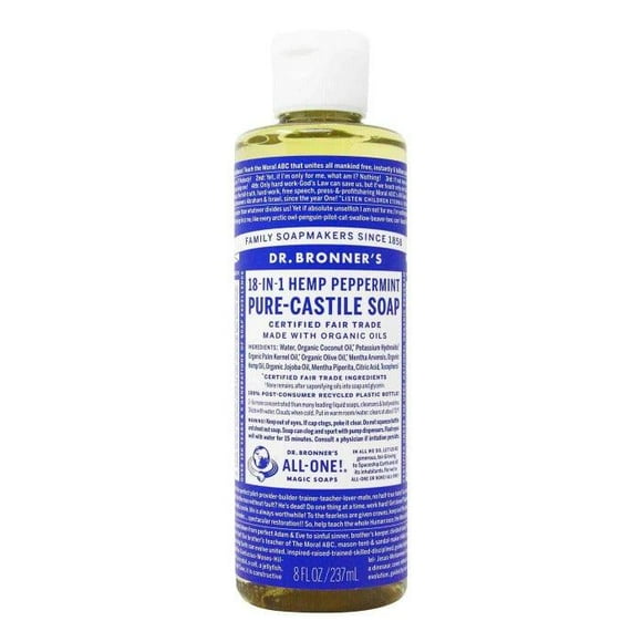 Dr. Bronner's - Savon Liquide Pur Castille, 8 fl oz