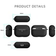 thumbnail image 6 of NIFFPD Apple AirPods Case, Leather Protective Shockproof AirPods Case Cover Airpods pro with Keychain Black, 6 of 7