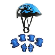 Black Friday Deals 2022 TIMIFIS Camping Accessories 7Pcs/Set Children's Skating Protective Gear Children Kids Safety Helmet Knee Christmas Gifts