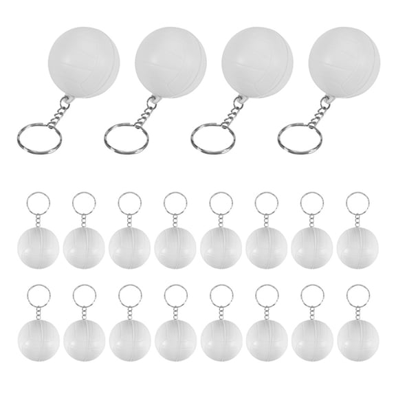 20 Pack Volleyball Ball Keychains for Favors,Volleyball Stress Ball,School Carnival Reward,Sports Centerpiece