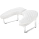 thumbnail image 3 of Reposabrazos para manicura en forma de U, soporte para el cuidado de las uñas, almohada para uñas de mano Blanco, 3 of 9