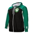 thumbnail image 2 of Men's Mitchell & Ness Black Boston Celtics Hardwood Classics Big Shot Premium Full-Zip Windbreaker Jacket, 2 of 6