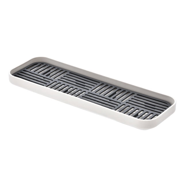 Bandeja de drenaje Bandejas de filtro de cocina Escurridor de platos de plástico Soporte de platos blanco Bandeja de drenaje para tazas de té Bandejas de filtro para cuencos