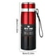 thumbnail image 3 of Insulated cup, 800mL stainless steel, portable rope, vehicle mounted, large capacity, outdoor use, durable metal, foldable design, for camping, for road trips, for travel, lightweight, heat, 3 of 8