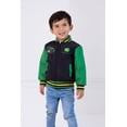 thumbnail image 2 of John Deere Tractor Varsity Zip Up Bomber Jacket Toddler to Little Kid, 2 of 5