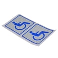 thumbnail image 4 of 1 pegatinas de señal para sil de ruedas, señalización autoadhesiva, señal de identificación, instación, accesorios para coche, lugar Zulema Pegatinas de símbolos, 4 of 7