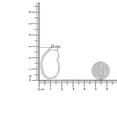 thumbnail image 5 of 10kt White Gold 1ct TDW Diamond Hoop Earrings (I-J,I2-I3), 5 of 7