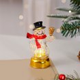 thumbnail image 2 of WUJGXI Luminous Santa Snowman Party Desktop Small Night Lights Ornament Decoration, 2 of 4