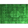 thumbnail image 1 of Ahgly Company Indoor Rectangle Oriental Green Industrial Area Rugs, 2' x 5', 1 of 4