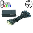 thumbnail image 5 of Novelty Lights White LED Mini Lights Holiday Lightings, 8' (20 Count), 5 of 5