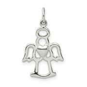 BEST PRICE PRODUCT Sterling Silver Polished Angel with Heart Charm