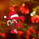 thumbnail image 4 of Colgante de árbol de Navidad de acrílico 2D con letras | Juego de 26 adornos con iniciales del alfabeto para decoración navideña, 4 of 6