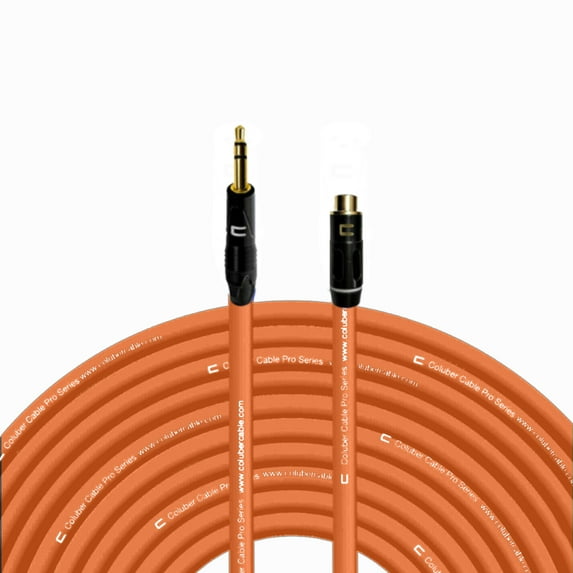 Coluber Cable Balanced 3.5 TRS Male to RCA Female Pro Music Audio Connector