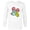 White, variant on Mickey Mouse Head and Hand Retro Pop Art - Long Sleeve T-Shirt for Men - Customized-White