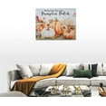 thumbnail image 4 of Pumpkin Wall Art Rustic Fall Pumpkins Autumn Sunflower Wall Decor Thanksgiving Gifts Pictures Canvas Prints Motivational Framed Artwork for Living Room Bedroom Bathroom 16"x12", 4 of 6
